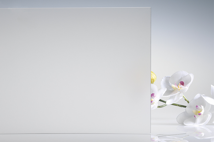 PR1050 Acrílico Vasado Transparente Cristal Fosco 1 Face